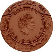 Niue One Dollar (Elizabeth II Upheaval Dome) NIUE ISLAND 2019 ELIZABETH II IRB AG 999 MW ONE DOLLAR coin obverse Niue One Dollar (Elizabeth II Upheaval Dome) NIUE ISLAND 2019 ELIZABETH II IRB AG 999 MW ONE DOLLAR coin obverse