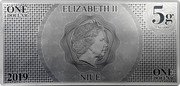 Niue One Dollar Poe Dameron 2019 ONE DOLLAR ELIZABETH II 5G AG 999 IRB 2019 NIUE ONE DOLLAR coin obverse Niue One Dollar Poe Dameron 2019 ONE DOLLAR ELIZABETH II 5G AG 999 IRB 2019 NIUE ONE DOLLAR coin obverse