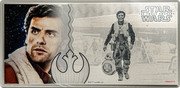 Niue One Dollar Poe Dameron 2019 STAR THE FORCE AWAKENS WARS TM © & TM LUCASFILM LTD coin reverse Niue One Dollar Poe Dameron 2019 STAR THE FORCE AWAKENS WARS TM © & TM LUCASFILM LTD coin reverse