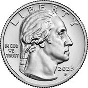 USA Quarter Dollar (Bessie Coleman) LIBERTY IN GOD WE TRUST 2023 P LGF coin obverse USA Quarter Dollar (Bessie Coleman) LIBERTY IN GOD WE TRUST 2023 P LGF coin obverse