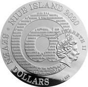 Niue Seven Dollars Golden Tears 2020 mw Proof NIUE ISLAND 2020 ELIZABETH II @ IRB MW SEVEN DOLLARS AG 999 coin obverse