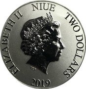 Niue Two Dollars Clone Trooper 2019  (fr) Proof ELIZABETH II NIUE TWO DOLLARS IRB 2019 coin obverse Niue Two Dollars Clone Trooper 2019  (fr) Proof ELIZABETH II NIUE TWO DOLLARS IRB 2019 coin obverse
