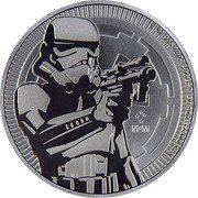 Niue Two Dollars (Stormtrooper) NZM coin reverse Niue Two Dollars (Stormtrooper) NZM coin reverse