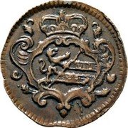 Italy 1/2 Soldo (Maria Theresa) KM# 1a coin obverse Italy 1/2 Soldo (Maria Theresa) KM# 1a coin obverse