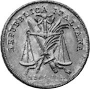 Italy 1/2 Soldo (Napoleon Coinage Pattern) KM# Pn16 REPUBBLICCA ITALIANA 1804.III. M coin obverse Italy 1/2 Soldo (Napoleon Coinage Pattern) KM# Pn16 REPUBBLICCA ITALIANA 1804.III. M coin obverse