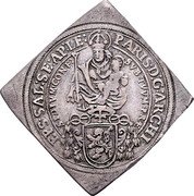Austria 1/4 Thaler Madonna. Paris von Lodron 1626  KM# 88.1 PARIS D G ARCHI EPS SAL SE AP LE SVB TVVM PRÆ SIDIVM CONF coin obverse Austria 1/4 Thaler Madonna. Paris von Lodron 1626  KM# 88.1 PARIS D G ARCHI EPS SAL SE AP LE SVB TVVM PRÆ SIDIVM CONF coin obverse