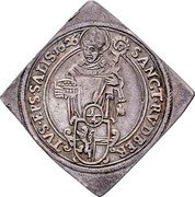 Austria 1/4 Thaler Madonna. Paris von Lodron 1626  KM# 88.1 SANCT RVDEBER TVS EPS SALIS 1626 coin reverse Austria 1/4 Thaler Madonna. Paris von Lodron 1626  KM# 88.1 SANCT RVDEBER TVS EPS SALIS 1626 coin reverse