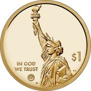 USA 1 Dollar (American Innovation. Ohio) $1 IN GOD WE TRUST PH JK coin obverse USA 1 Dollar (American Innovation. Ohio) $1 IN GOD WE TRUST PH JK coin obverse