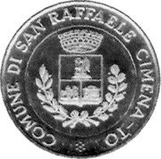 Italy 1 Euro Ecco L'euro (San Raffaele Cimena Commune Token) X# 1 COMUNE DI SAN RAFFAELE CIMENA TO coin obverse Italy 1 Euro Ecco L'euro (San Raffaele Cimena Commune Token) X# 1 COMUNE DI SAN RAFFAELE CIMENA TO coin obverse