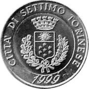 Italy 1 Euro Ecco L'euro (Settimo Torinese City Token) X# 5 CITTA' DI SETTIMO TORINESE 1999 coin obverse Italy 1 Euro Ecco L'euro (Settimo Torinese City Token) X# 5 CITTA' DI SETTIMO TORINESE 1999 coin obverse