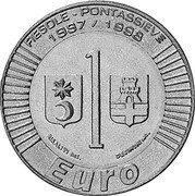 Italy 1 Euro Fiesole-Pontassieve (1997/1998) X# 1 FIESOLE PONTASSIEVE 1987 1998 1 EURO coin obverse Italy 1 Euro Fiesole-Pontassieve (1997/1998) X# 1 FIESOLE PONTASSIEVE 1987 1998 1 EURO coin obverse