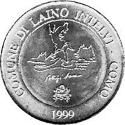 Italy 1 Euro (Laino D'intelvi Token) X# 2 COMUNE DI LAINO D'INTELVI COMO 1999 coin obverse Italy 1 Euro (Laino D'intelvi Token) X# 2 COMUNE DI LAINO D'INTELVI COMO 1999 coin obverse
