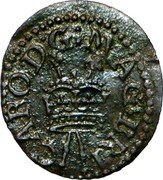 Ireland 1 Farthing (Charles I Richmond Issue. Type 9) CARO D G MAG BRI coin obverse Ireland 1 Farthing (Charles I Richmond Issue. Type 9) CARO D G MAG BRI coin obverse