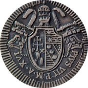 Italy 1 Grosso (Pius VII Coin) KM# 1075a PIVS VII P M A XVI coin obverse Italy 1 Grosso (Pius VII Coin) KM# 1075a PIVS VII P M A XVI coin obverse