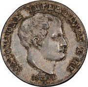Italy 1 Lira Napoleon Essai 1806 M KM# Pn8 NAPOLEONE IMPERATORE E RE 1806 M coin obverse Italy 1 Lira Napoleon Essai 1806 M KM# Pn8 NAPOLEONE IMPERATORE E RE 1806 M coin obverse