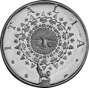 Italy 1 Marengo (Asiago Token) X# Tn11 ITALIA 925 coin obverse Italy 1 Marengo (Asiago Token) X# Tn11 ITALIA 925 coin obverse