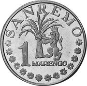 Italy 1 Marengo (San Remo Token) X# Tn11 SAN REMO 1 MARENGO coin reverse Italy 1 Marengo (San Remo Token) X# Tn11 SAN REMO 1 MARENGO coin reverse
