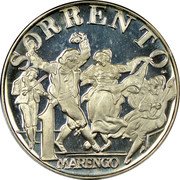 Italy 1 Marengo (Sorrento Token) X# Tn11 SORRENTO 1 MARENGO coin reverse Italy 1 Marengo (Sorrento Token) X# Tn11 SORRENTO 1 MARENGO coin reverse