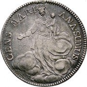 Italy 1 Osella (A. Mocenigo IV) CENS MARI ANA SUMUS coin obverse Italy 1 Osella (A. Mocenigo IV) CENS MARI ANA SUMUS coin obverse