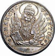 Italy 1 Osella (Alvise Mocenigo IV Double Weight) S MARCUS VENETUS coin obverse Italy 1 Osella (Alvise Mocenigo IV Double Weight) S MARCUS VENETUS coin obverse