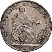 Italy 1 Osella Renier Paolo 1788 X# 372 CAUTE SEDIT PROMPTE SURCIT C F coin obverse