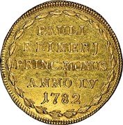 Italy 1 Osella Paolo Renier 1782 - IV DT X# A357 PAULI REINERJ PRINC. MUNUS ANNO IV 1782 coin reverse