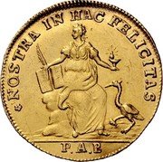 Italy 1 Osella (Lodovico Manin) X# 382 NOSTRA IN HAC FELICITAS P.A.B. coin obverse