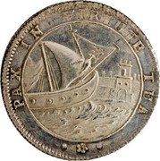 Italy 1 Osella Lodovico Manin 1795 FZ VII X# 390 PAX IN VIRTUTE TUA coin obverse