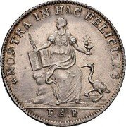 Italy 1 Osella (Lodovico Manin) X# 383 NOSTRA IN HAC FELICITAS P.A.B. coin obverse