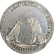 Italy 1 Osella Mocenigo 1766 MS IV X# 332 AFFRI CATYGRIS AGIT PACEM CUM REGE FER ARUM coin obverse Italy 1 Osella Mocenigo 1766 MS IV X# 332 AFFRI CATYGRIS AGIT PACEM CUM REGE FER ARUM coin obverse