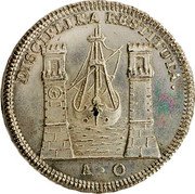 Italy 1 Osella (Paolo Renier Double Weight) X# 365 DISCIPLINA RESTITUTA. A O coin obverse Italy 1 Osella (Paolo Renier Double Weight) X# 365 DISCIPLINA RESTITUTA. A O coin obverse