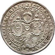 Italy 1 Osella Pavl Rainer 1785 X# 147 PAVL RAINER D MVNVS COMVNITATIS MVRIANI VETOR MESTRE GIACOMO CORNER coin obverse Italy 1 Osella Pavl Rainer 1785 X# 147 PAVL RAINER D MVNVS COMVNITATIS MVRIANI VETOR MESTRE GIACOMO CORNER coin obverse