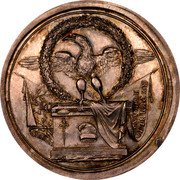 Italy 1 Scudo (Roman Republic Medallic Coinage with Eagle) X# 2 REPUBLIC ROMANA coin obverse Italy 1 Scudo (Roman Republic Medallic Coinage with Eagle) X# 2 REPUBLIC ROMANA coin obverse