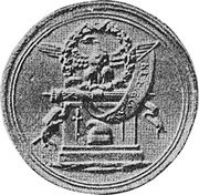 Italy 1 Scudo (Roman Republic Medallic Coinage with Eagle) X# 3 REP. ROMANA coin obverse