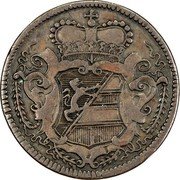 Italy 1 Soldo (Carlo VI) KM# 2a coin obverse Italy 1 Soldo (Carlo VI) KM# 2a coin obverse