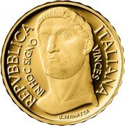 Italy 10 Euro Constantine the Great 2021  Proof REPVBBLICA ITALIANA INHOC SIGNO VINCES U. PERNAZZA coin obverse Italy 10 Euro Constantine the Great 2021  Proof REPVBBLICA ITALIANA INHOC SIGNO VINCES U. PERNAZZA coin obverse