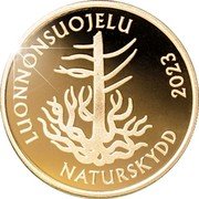 Finland 100 Euro (Nature Conservation) 100€ P LKM SUOMI FINLAND coin reverse Finland 100 Euro (Nature Conservation) 100€ P LKM SUOMI FINLAND coin reverse