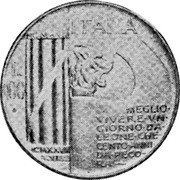 Italy 100 Lire (Vittorio Emanuele III) X# 1 ITALIA MCMXVIII MEGLIO VIVERE VN GIORNO DA LEONE CHE CENTO ANNI DA PECO RA MCMXVIII A VI L100 R coin reverse Italy 100 Lire (Vittorio Emanuele III) X# 1 ITALIA MCMXVIII MEGLIO VIVERE VN GIORNO DA LEONE CHE CENTO ANNI DA PECO RA MCMXVIII A VI L100 R coin reverse