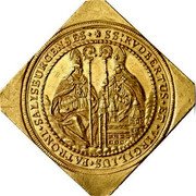 Austria 12 Ducat Johann Ernst 1687 SS RVDBERTUS ET VIRGILIUS PATRONI SALISBURGENSES coin reverse Austria 12 Ducat Johann Ernst 1687 SS RVDBERTUS ET VIRGILIUS PATRONI SALISBURGENSES coin reverse
