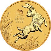Australia 15 Dollars (Year of the Rabbit) 2023 IJ P RABBIT 兔 coin reverse Australia 15 Dollars (Year of the Rabbit) 2023 IJ P RABBIT 兔 coin reverse
