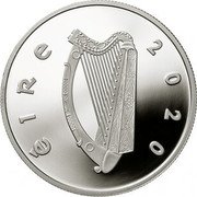 Ireland 15 Euro (Luke Kelly) ÉɪƦE 2020 coin obverse Ireland 15 Euro (Luke Kelly) ÉɪƦE 2020 coin obverse