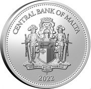 Malta 2.5 Euro (The Lord of the Rings) FIDUCIA 1908 FORTIS CENTRAL BANK OF MALTA 2022 coin obverse