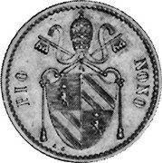 Italy 2 Baiocchi (Pio IX - Gaeta) X# 1 PIO NONO coin obverse