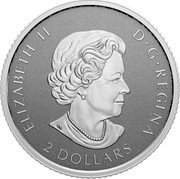 Canada 2 Dollars 35 years of the Silver Maple Leaf 2023 in set SB ELIZABETH II D G REGINA 2 DOLLARS coin obverse Canada 2 Dollars 35 years of the Silver Maple Leaf 2023 in set SB ELIZABETH II D G REGINA 2 DOLLARS coin obverse