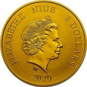 Niue 2 Dollars (Laponia Santa's Gold) ELIZABETH II NIUE 2 DOLLARS 2020 coin obverse Niue 2 Dollars (Laponia Santa's Gold) ELIZABETH II NIUE 2 DOLLARS 2020 coin obverse