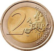 Italy 2 Euro (Rome) 2 EURO LL coin reverse