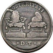 Italy 2 Osella Paolo Renier. Venice 1782 DT POSTERITATI D T coin obverse