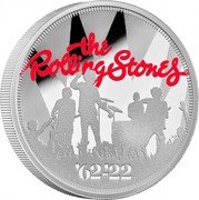 UK 2 Pounds The Rolling Stones 2022 Proof THE ROLLING STONES H.P '62-'22 H.P '62-'22 coin reverse UK 2 Pounds The Rolling Stones 2022 Proof THE ROLLING STONES H.P '62-'22 H.P '62-'22 coin reverse