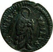 Italy 2 Quattrini (Lucca Coinage) KM# 67 SANCTVS PHI...VS coin reverse Italy 2 Quattrini (Lucca Coinage) KM# 67 SANCTVS PHI...VS coin reverse
