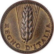 Italy 20 Centesimi (Vittorio Emanuele III Stab. Johnson Pattern Strike) KM# Pn7 REGNO D'ITALIA SJ coin obverse Italy 20 Centesimi (Vittorio Emanuele III Stab. Johnson Pattern Strike) KM# Pn7 REGNO D'ITALIA SJ coin obverse